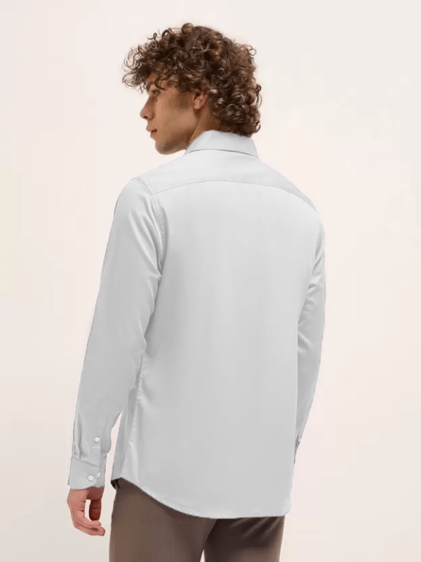 Aphoba’s Edge SoftHaven Cotton Shirt - Resilent White - Image 2