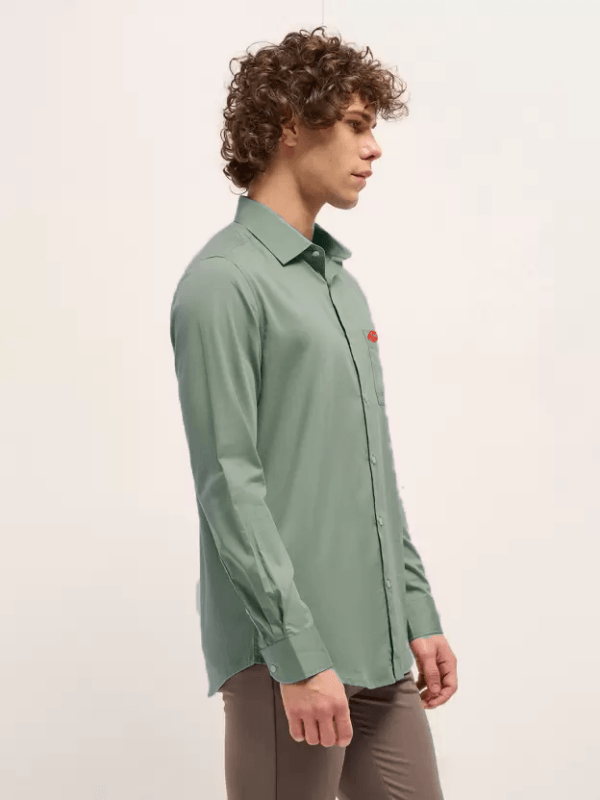 Aphoba’s Edge SoftHaven Cotton Shirt - Dominance Green - Image 3