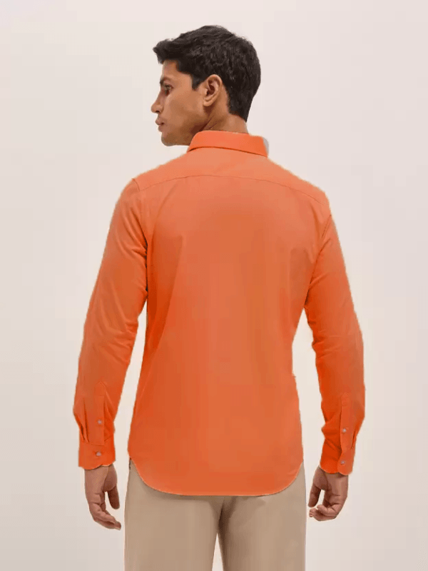 Aphoba’s Edge SoftHaven Cotton Shirt - Fearless Orange - Image 4