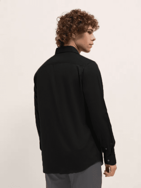 Aphoba’s Edge SoftHaven Cotton Shirt - Furious Black - Image 3