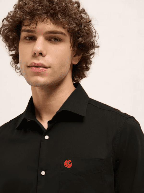Aphoba’s Edge SoftHaven Cotton Shirt - Furious Black - Image 4